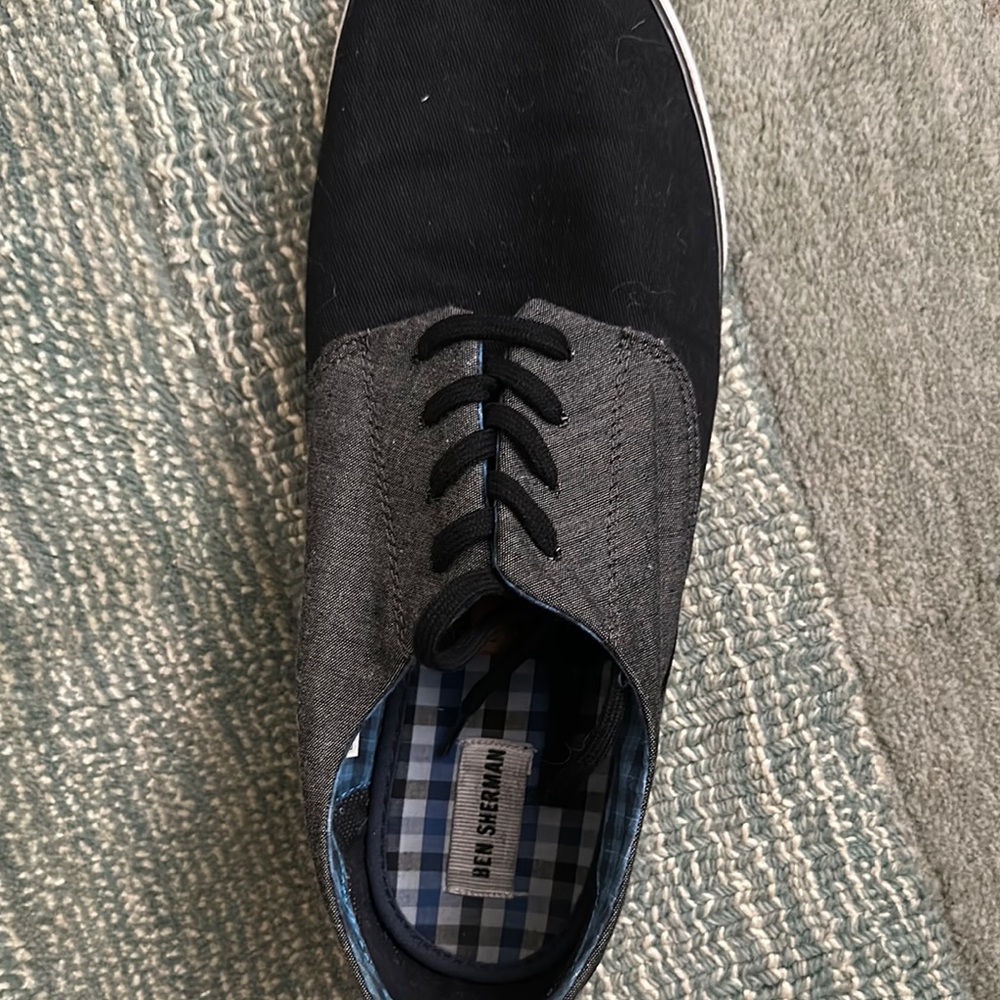 Ben Sherman Men's Black and Gray Casual Shoes